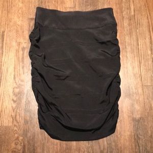 alice + olivia silk skirt